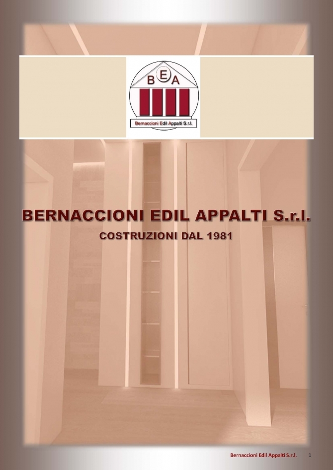  - Bernaccioni Edil Appalti S.r.l